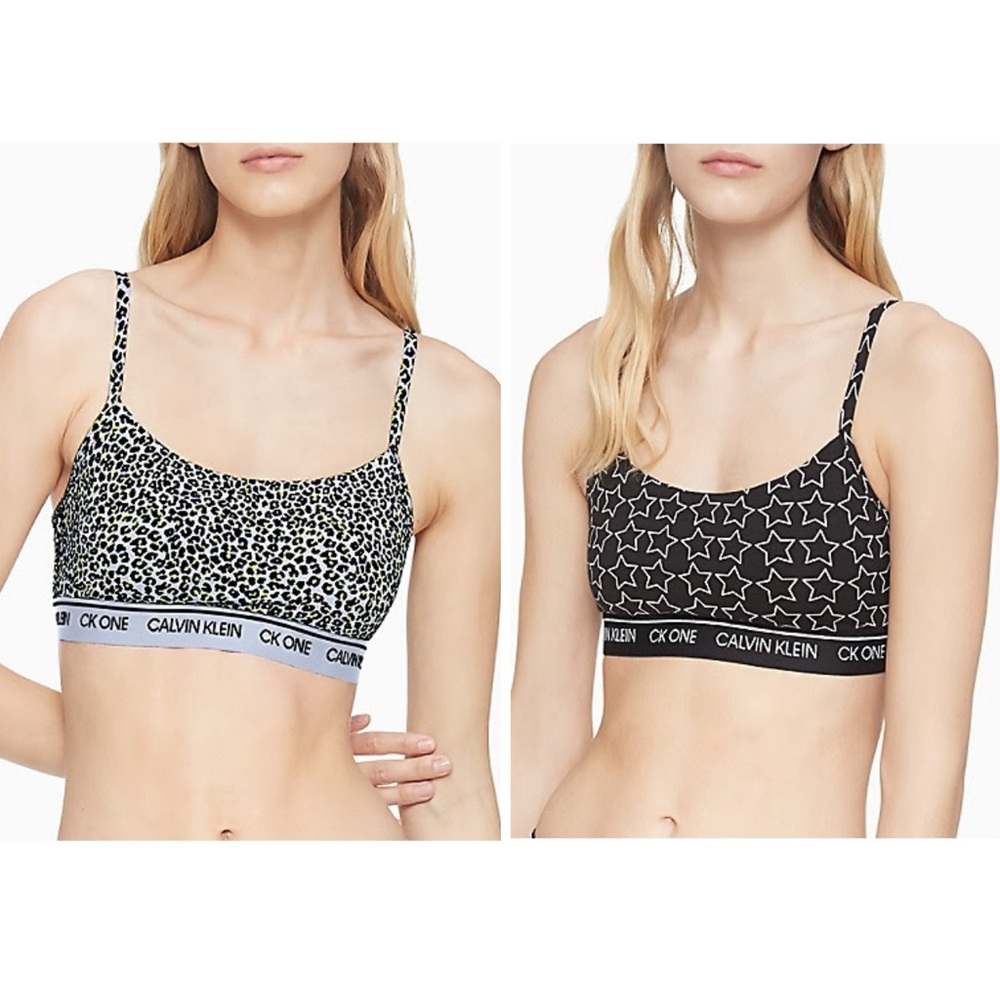 ▪️TWO NWT Calvin Klein One Unlined Bralette